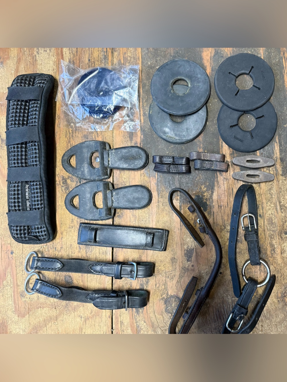 Lot of bridle and bit accessories